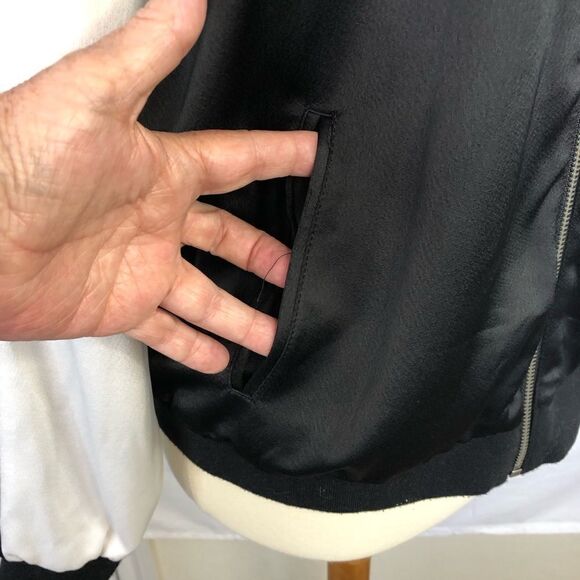 CUPCAKES AND CASHMERE EMBROIDERED BOMBER / TRACK JACKET - Picture 9 of 11